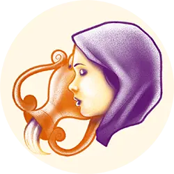 Aquarius zodiac icon
