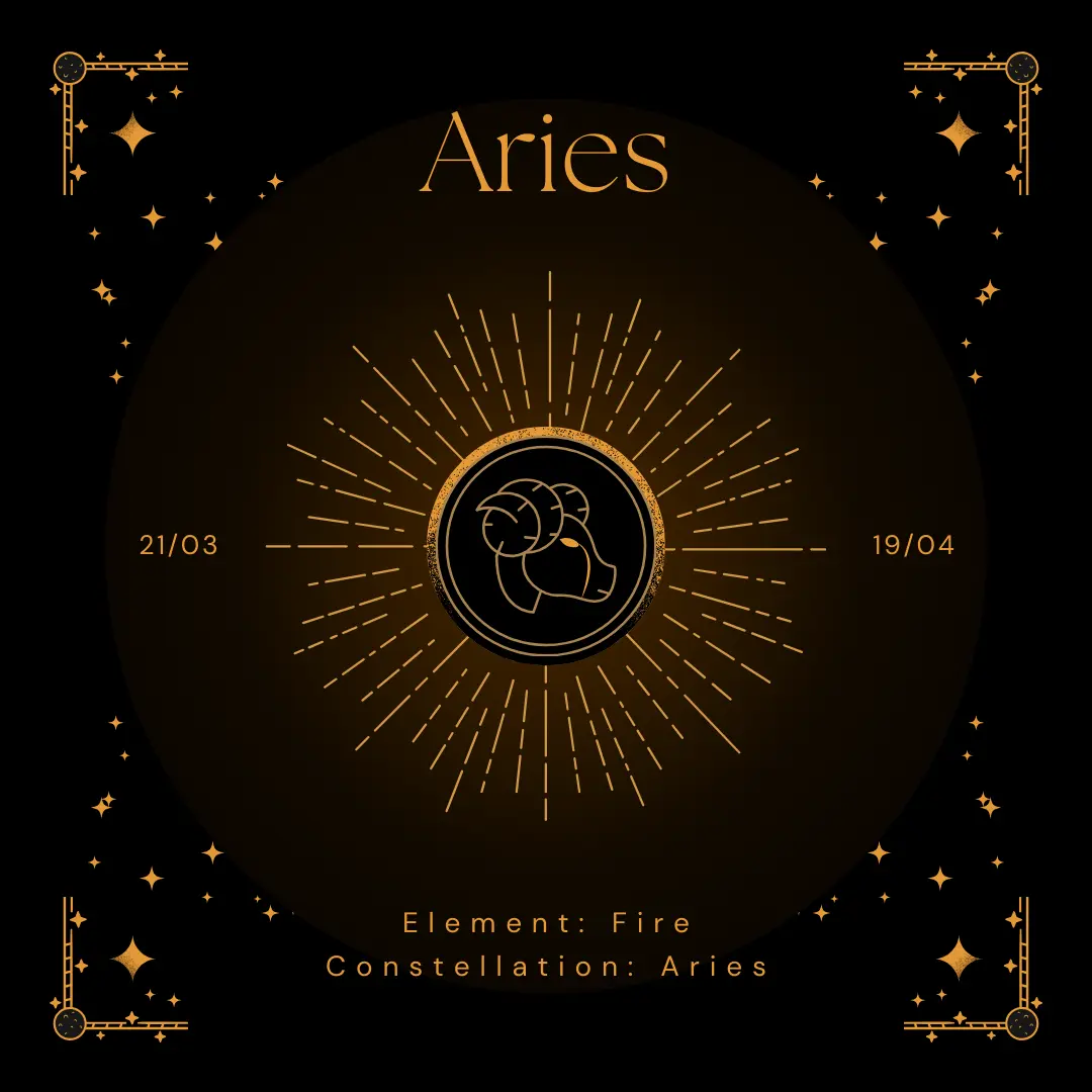 Aries zodiac symbol