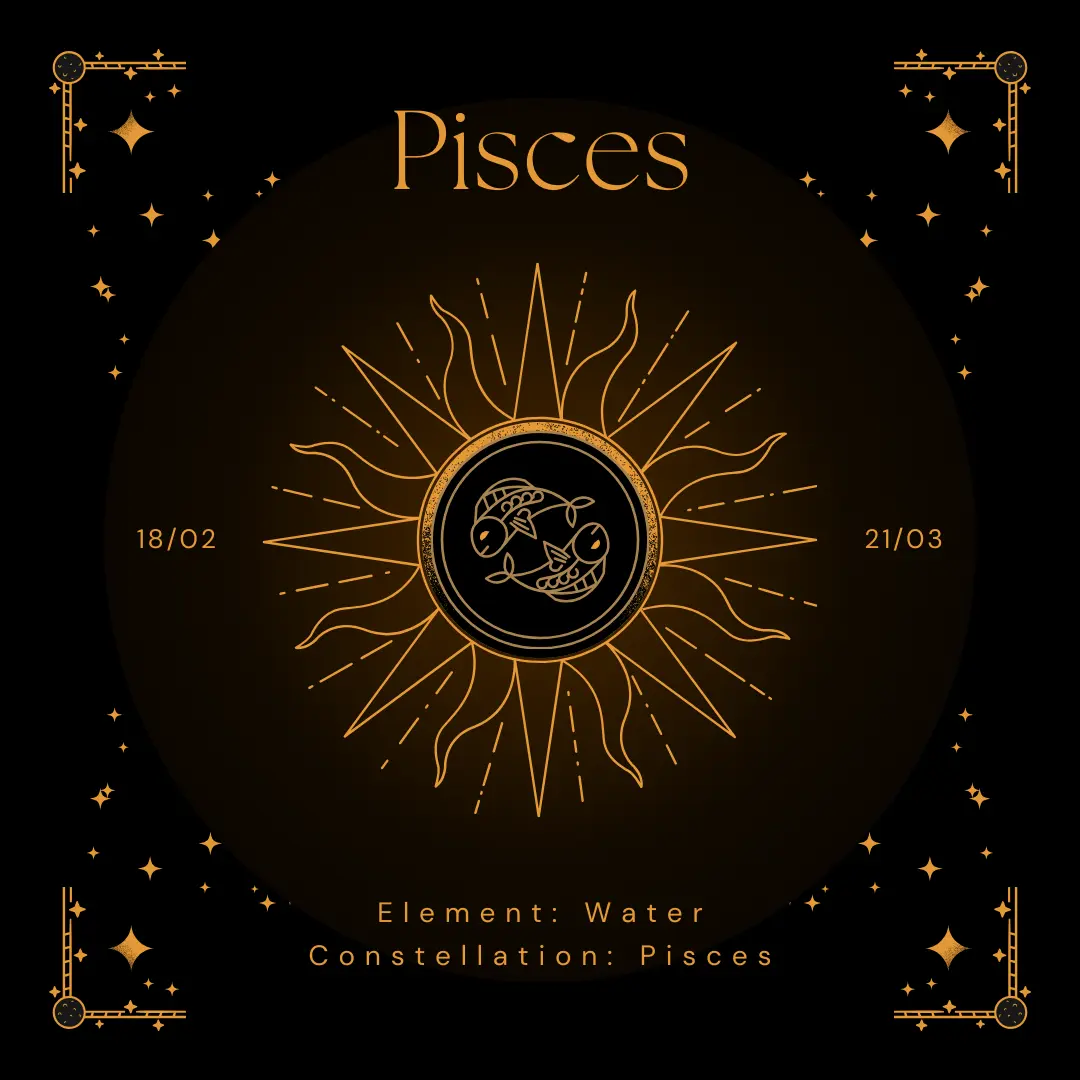 Pisces zodiac symbol