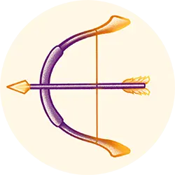 Sagittarius zodiac icon